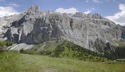 Panorama - Gardena Pass