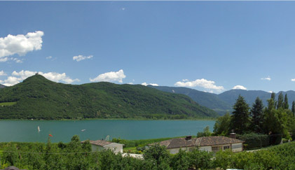 Panorama - Lake of Caldaro and surroundings